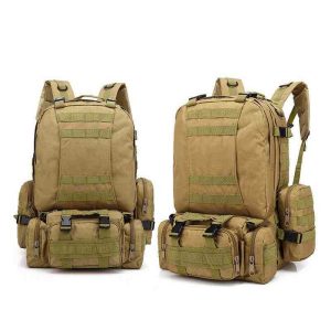 Mochila Táctica Militar 55 Litros Color Coyote