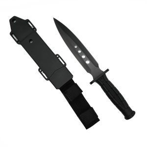 Cuchillo Táctico de Buceo con Funda ABS – Hoja de Acero Inoxidable