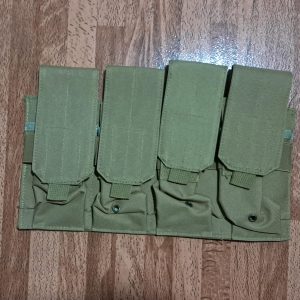 Portacargadores Táctico Cuádruple – Capacidad para 4 Cargadores